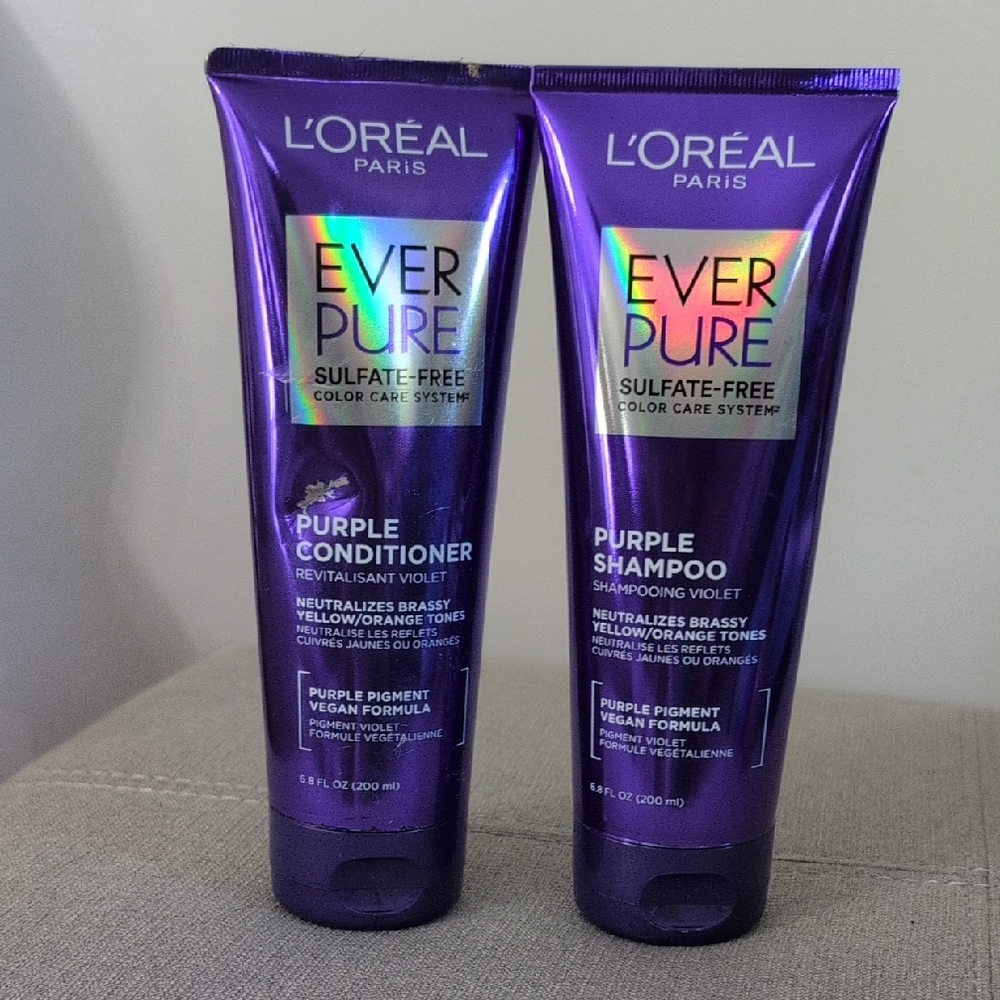 L'Oreal EverPure Sulfate-Free Purple Hair Care Set